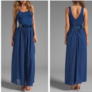Alice + Olivia Kell Belted Maxi Dress. beautiful the belt show a little damage,